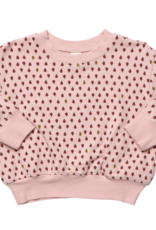 Pink Chicken Play Sweatshirt Mini Ladybugs