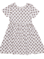 Pink Chicken SALE. Sunny Dress Mini Lavender Block Floral