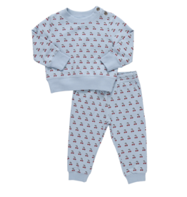 Pink Chicken Baby Jax Jogger Set Cherries