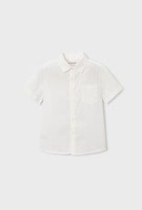 Mayoral Linen White S/S Shirt