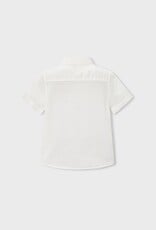 Mayoral Linen White S/S Shirt