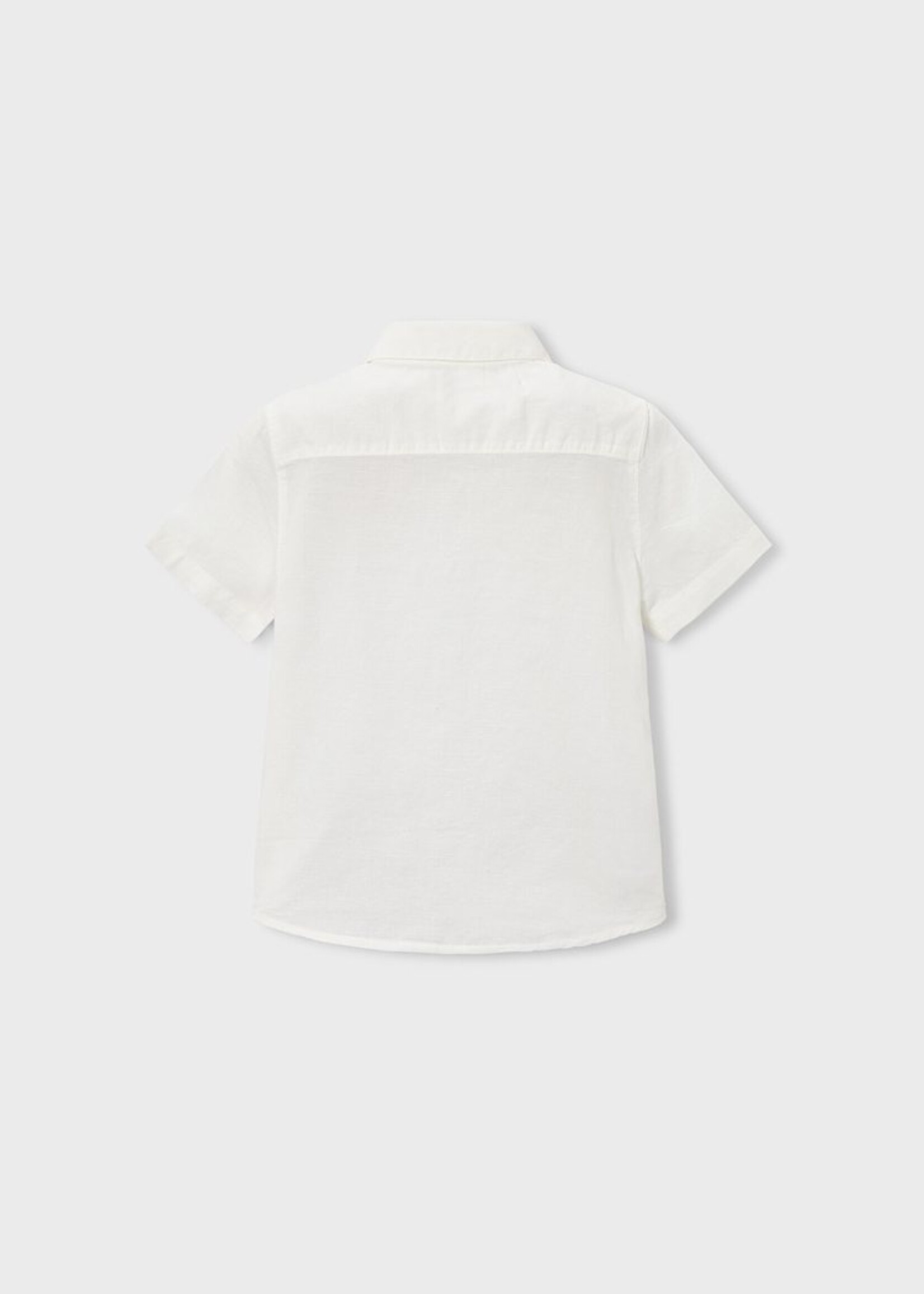 Mayoral Linen White S/S Shirt