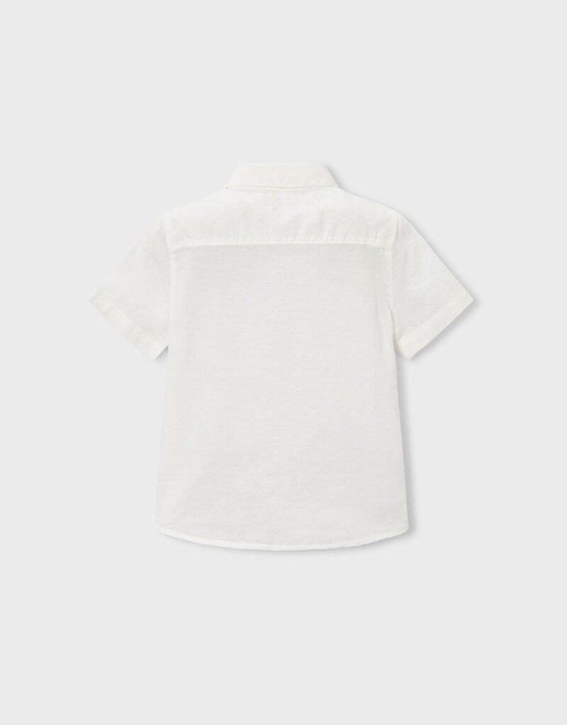 Mayoral Linen White S/S Shirt