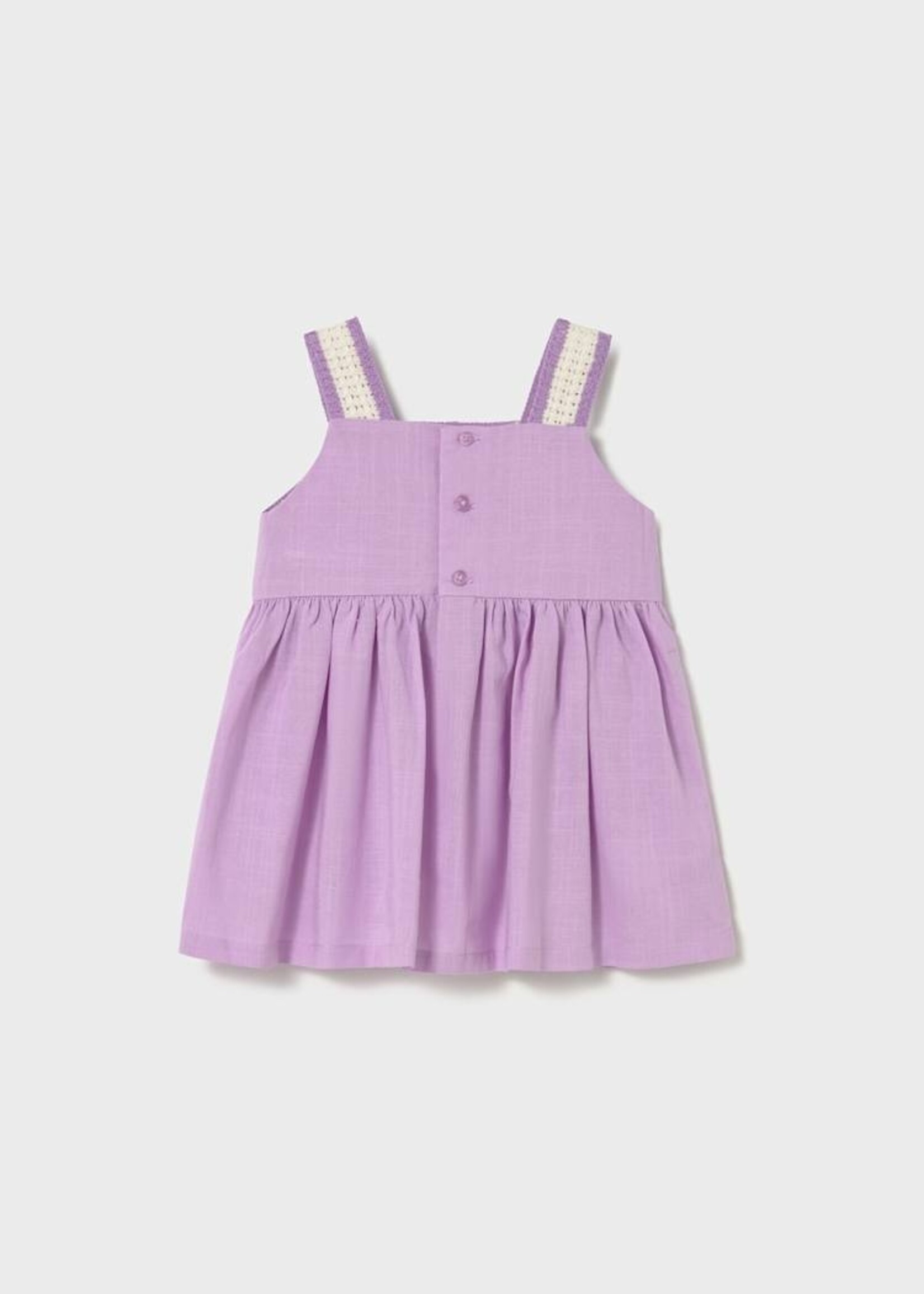 Mayoral Baby Girl Lilac Crochet Dress