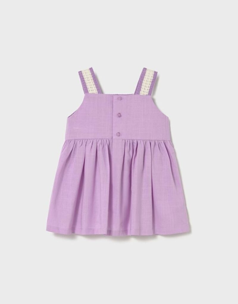 Mayoral Baby Girl Lilac Crochet Dress
