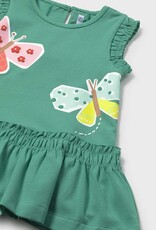 Mayoral Baby Girl Emerald Butterfly Print Dress