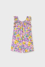 Mayoral Baby Girl Lilac Print Jumpsuit