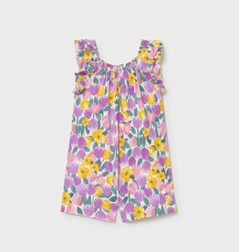Mayoral Baby Girl Lilac Print Jumpsuit