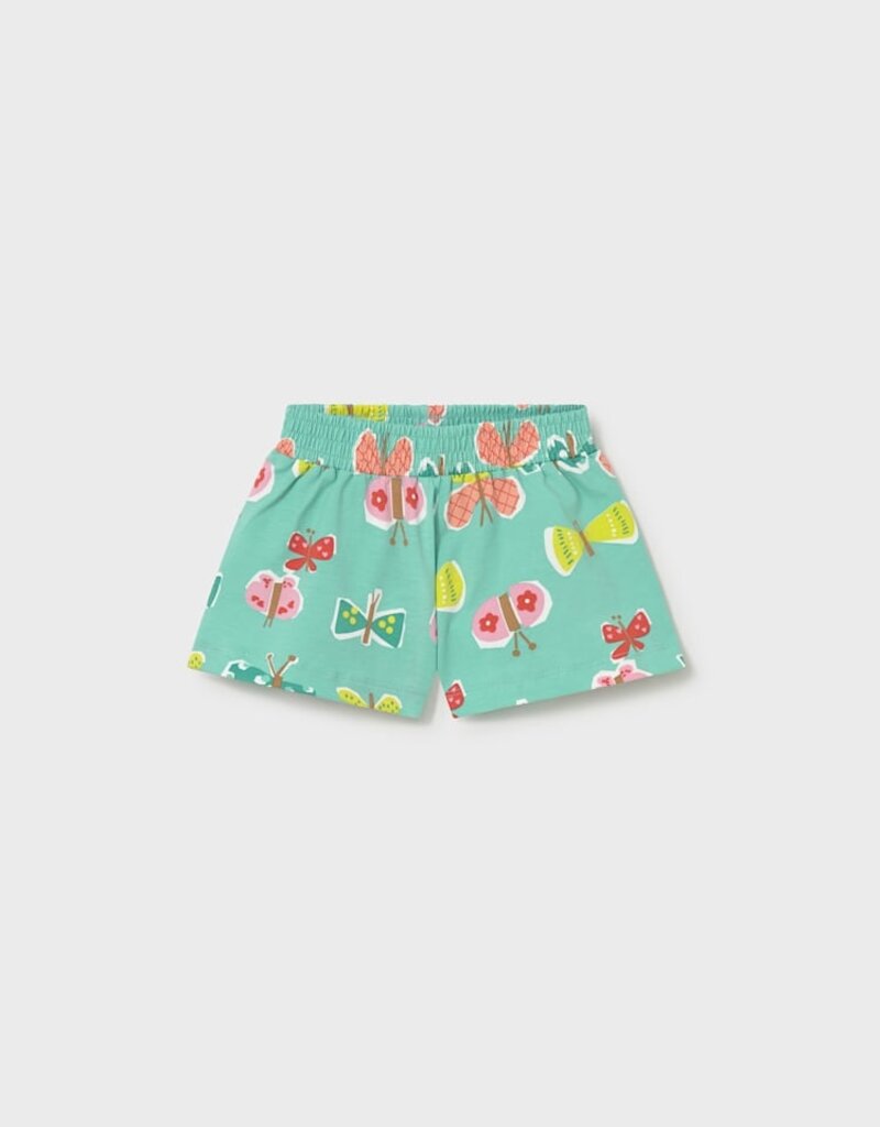 Mayoral Baby Girl Turquoise Shorts w/Butterfly