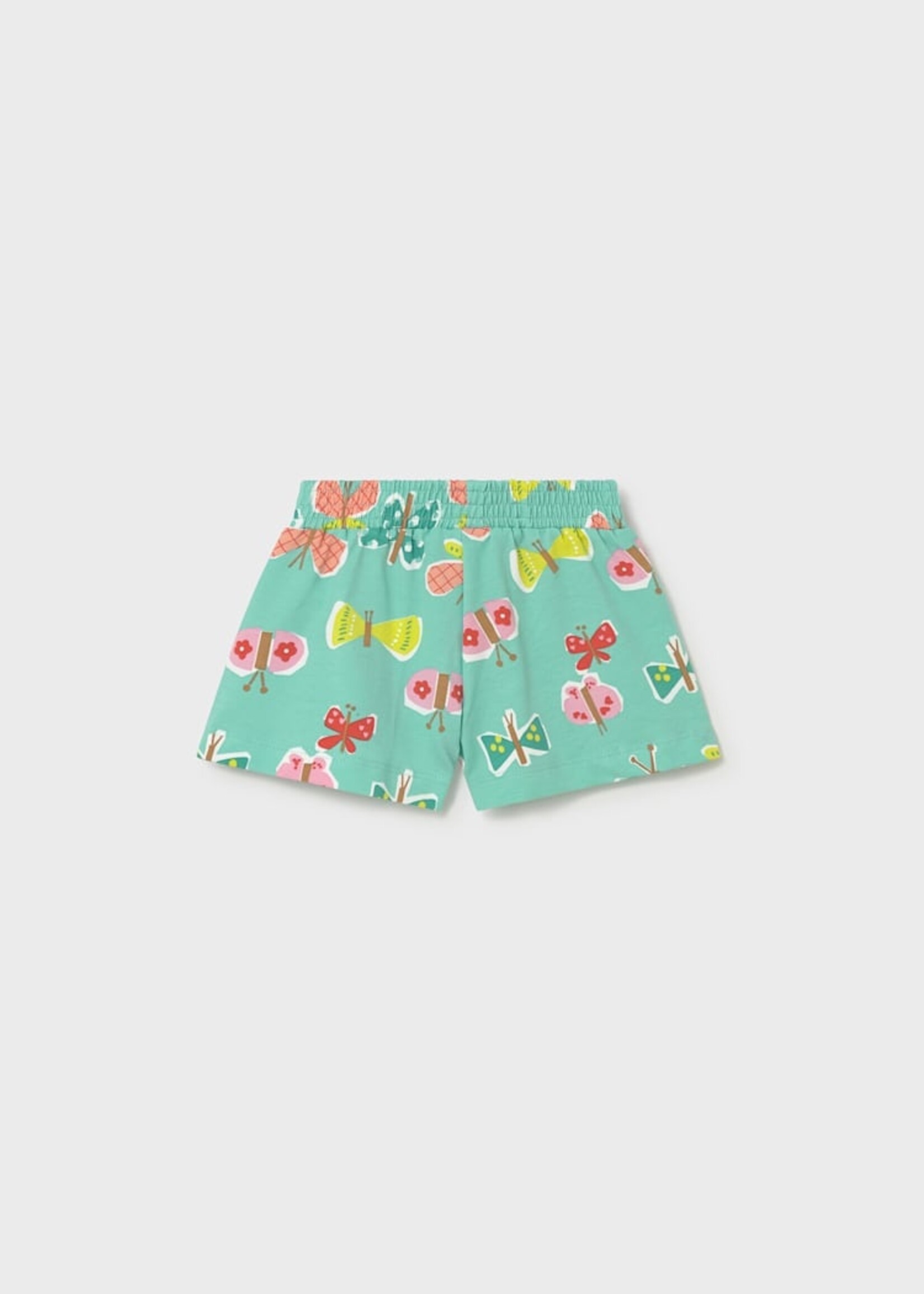 Mayoral Baby Girl Turquoise Shorts w/Butterfly