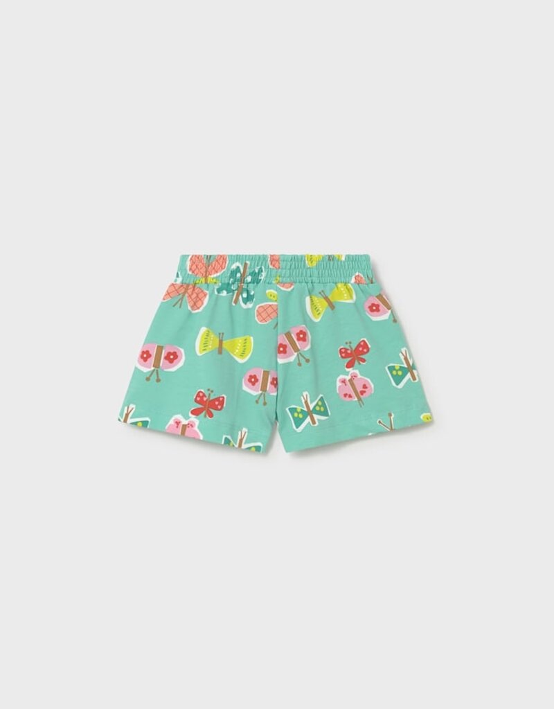 Mayoral Baby Girl Turquoise Shorts w/Butterfly