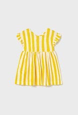 Mayoral Baby Girl Yellow Stripe Dress