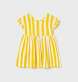 Mayoral SALE Baby Girl Yellow Stripe Dress
