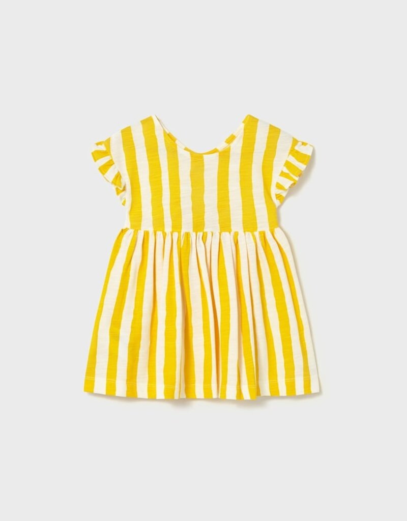 Mayoral Baby Girl Yellow Stripe Dress
