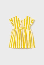 Mayoral Baby Girl Yellow Stripe Dress