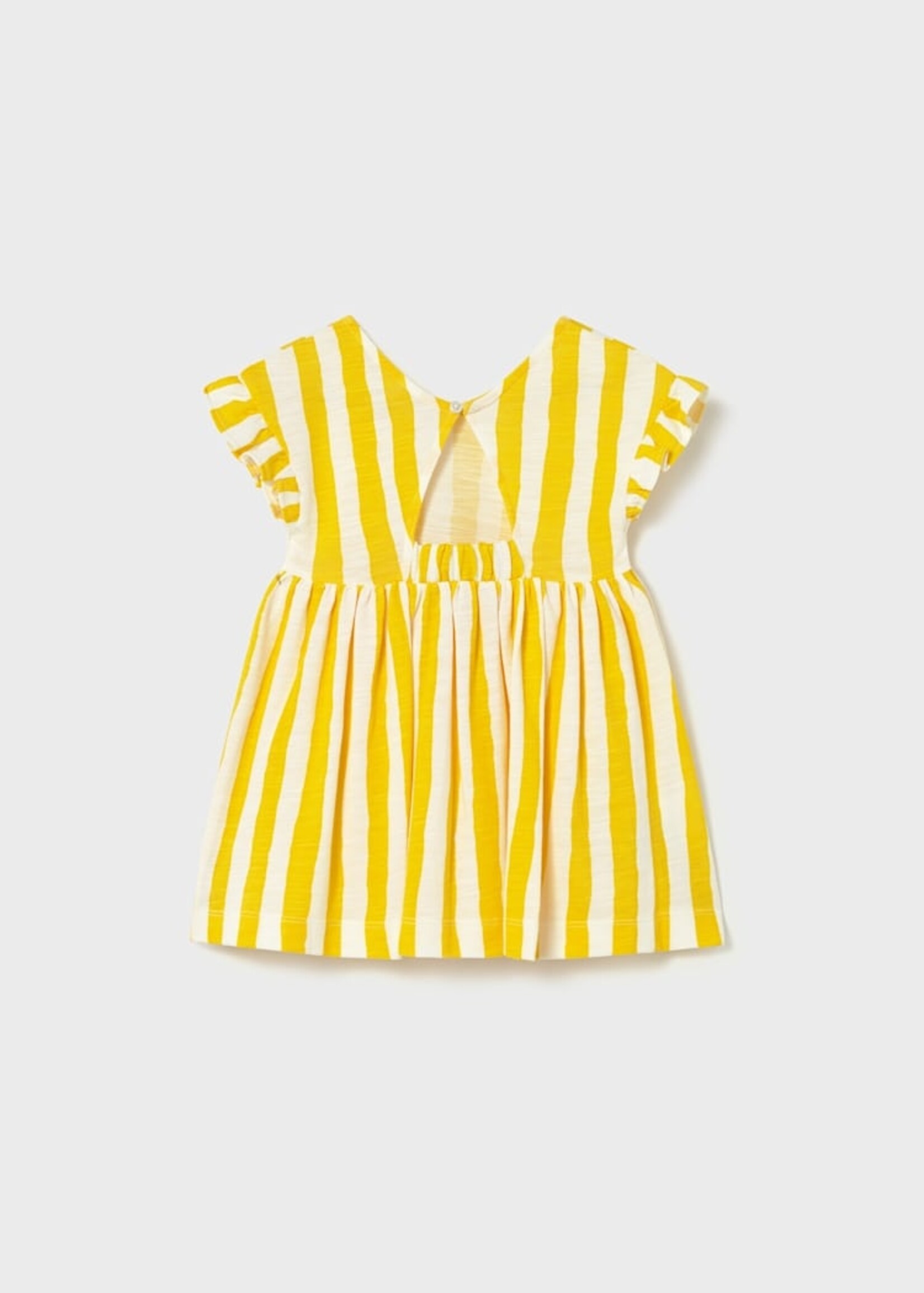 Mayoral Baby Girl Yellow Stripe Dress