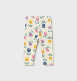 Mayoral Baby Girl Lilac Tulip Print Leggings