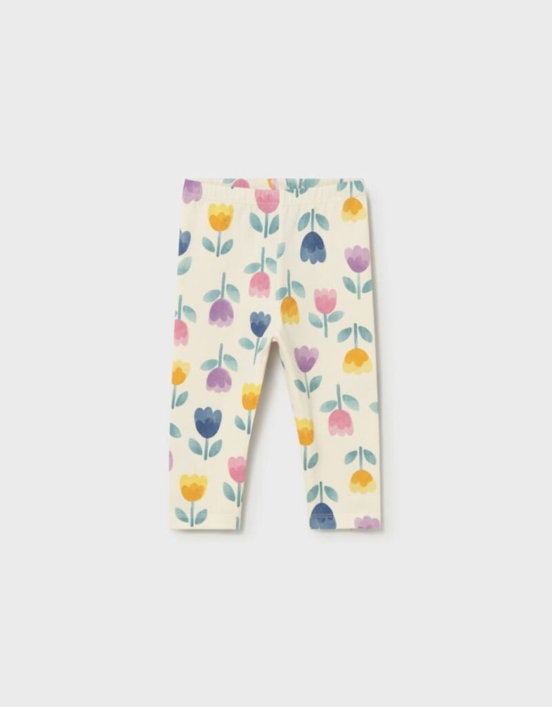 Mayoral Baby Girl Lilac Tulip Print Leggings