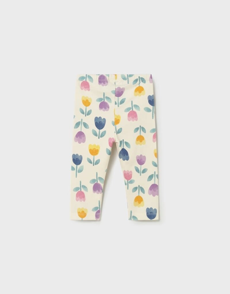 Mayoral Baby Girl Lilac Tulip Print Leggings