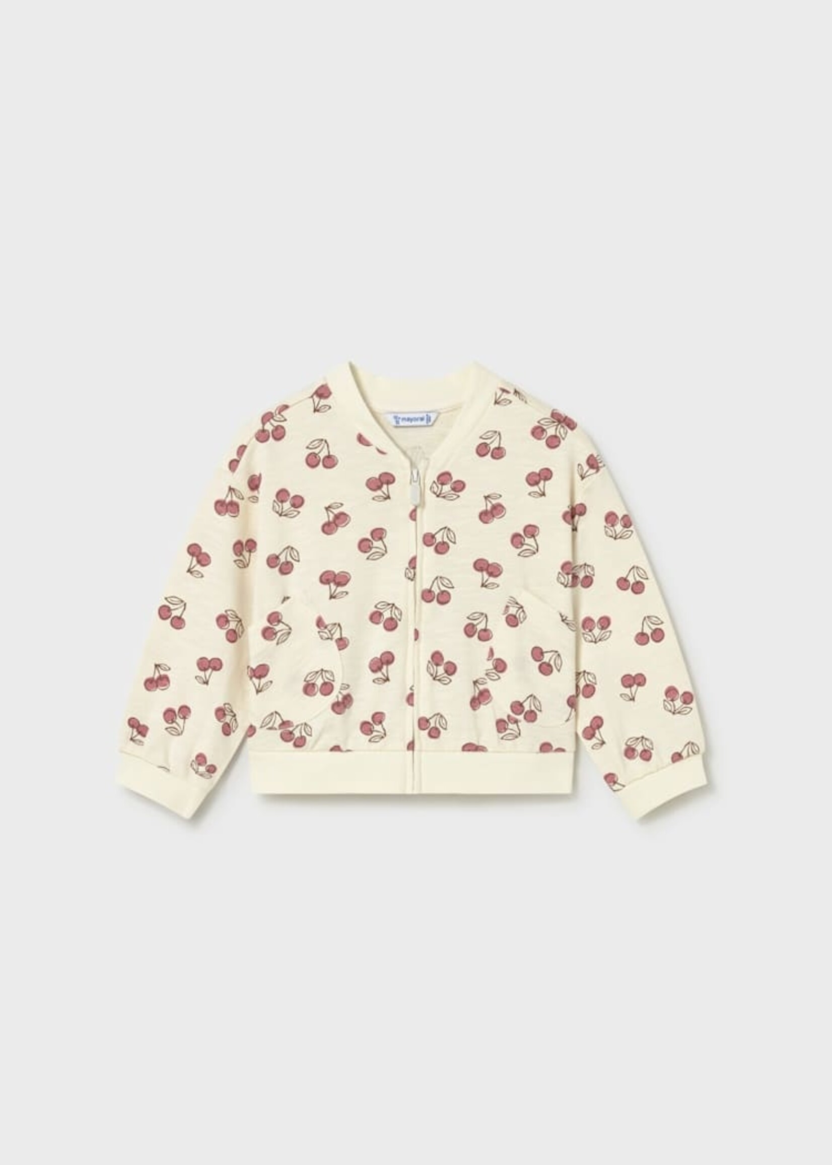 Mayoral Baby Girl Blush 3pc Track Suit w/Cherry Print