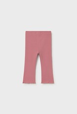 Mayoral Baby Girl Blush Ribbed Flare Leggings