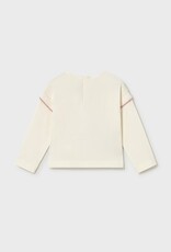 Mayoral Baby Girl L/S Cream Tee w/Cherry Print