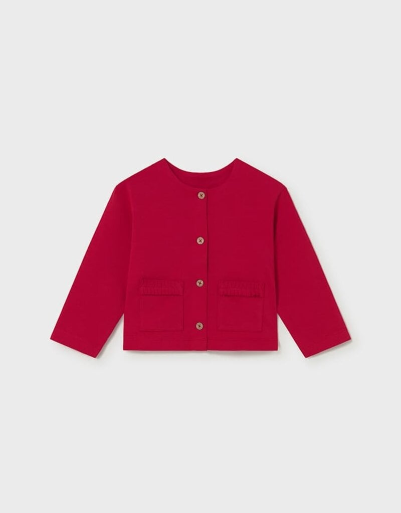 Mayoral Baby Girl Red 3pc Legging Set w/Bird Print