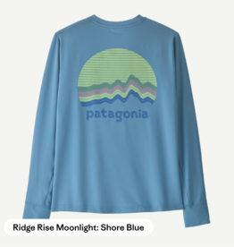 Patagonia K's L/S Cap SW T-Shirt Ridge Rise Moonlight: Shore Blue RMSB