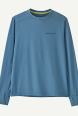 Patagonia K's L/S Cap SW T-Shirt Ridge Rise Moonlight: Shore Blue RMSB