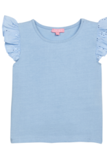 Bisby Eyelet Tank Light Blue
