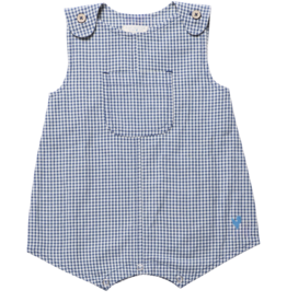 Pink Chicken SALE Baby Boys Noah Jumper Navy Gingham
