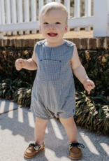 Pink Chicken Baby Boys Noah Jumper Navy Gingham