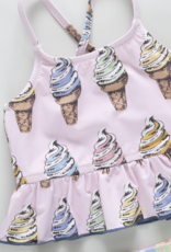 Pink Chicken girls joy tankini - multi soft serve