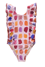 Pink Chicken girls katniss suit - pink paint swatches