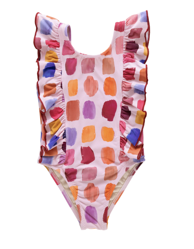 Pink Chicken girls katniss suit - pink paint swatches