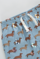 Pink Chicken baby boys swim trunk - swim dachshunds