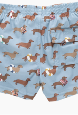 Pink Chicken baby boys swim trunk - swim dachshunds