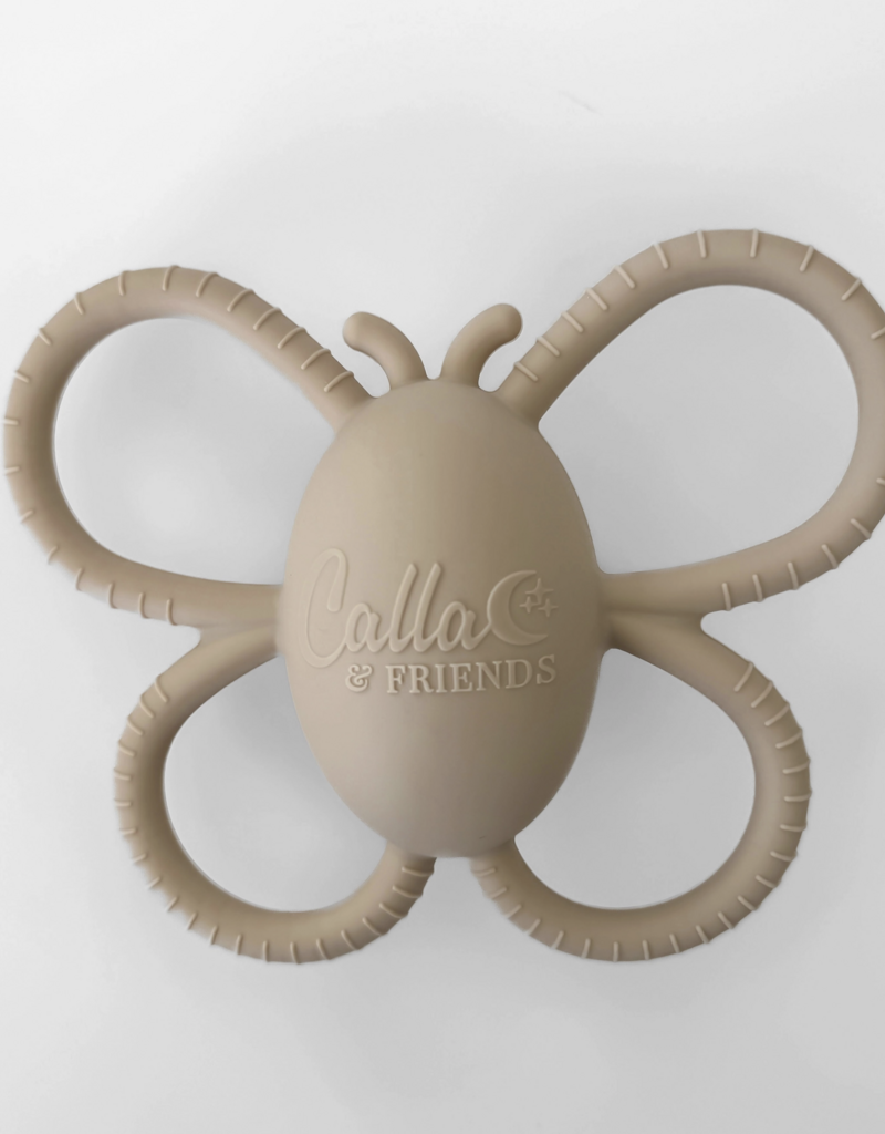 Calla & Friends Garden Party Collection  Butterfly Rattle Teether