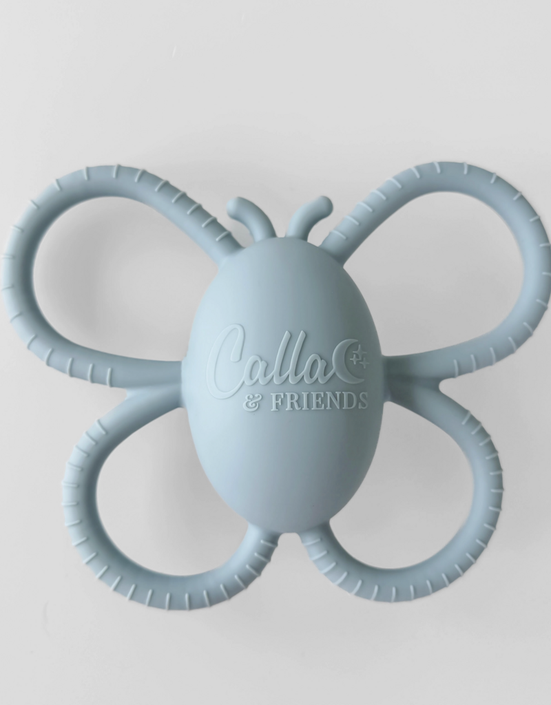 Calla & Friends Garden Party Collection  Butterfly Rattle Teether