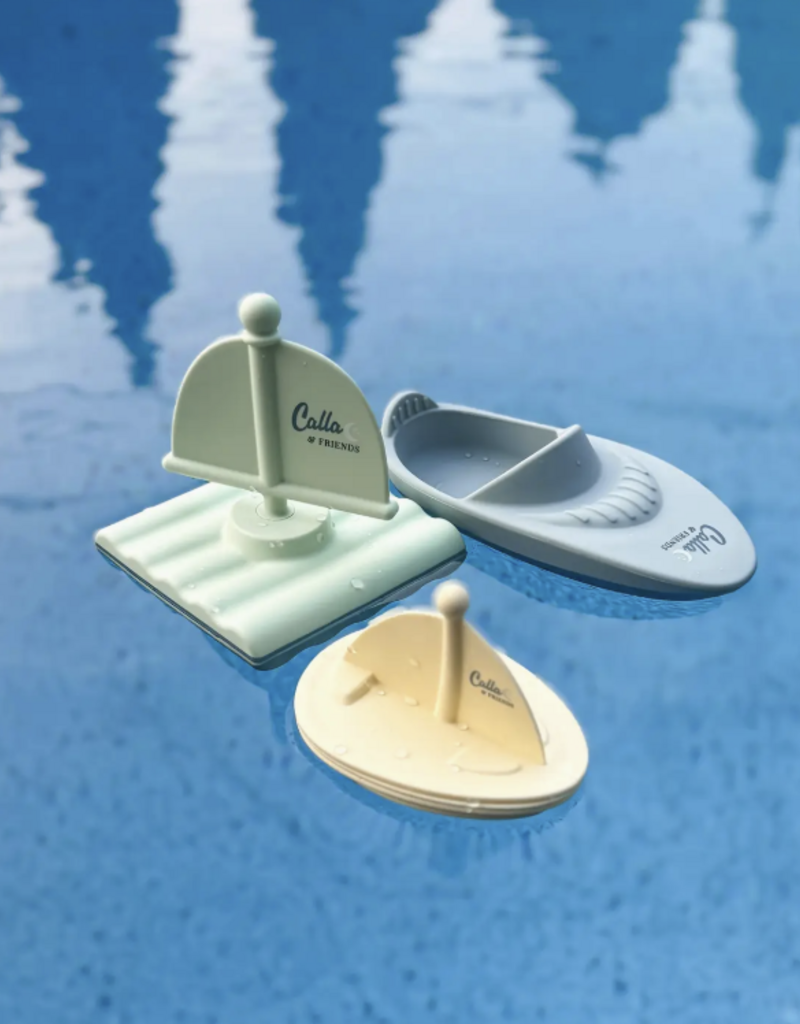 Calla & Friends Ryders Racing Bath Boats Powder Blue