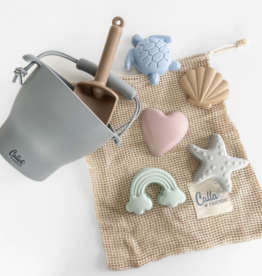 Calla & Friends Hudson Silicone Beach Toy Set Pastel