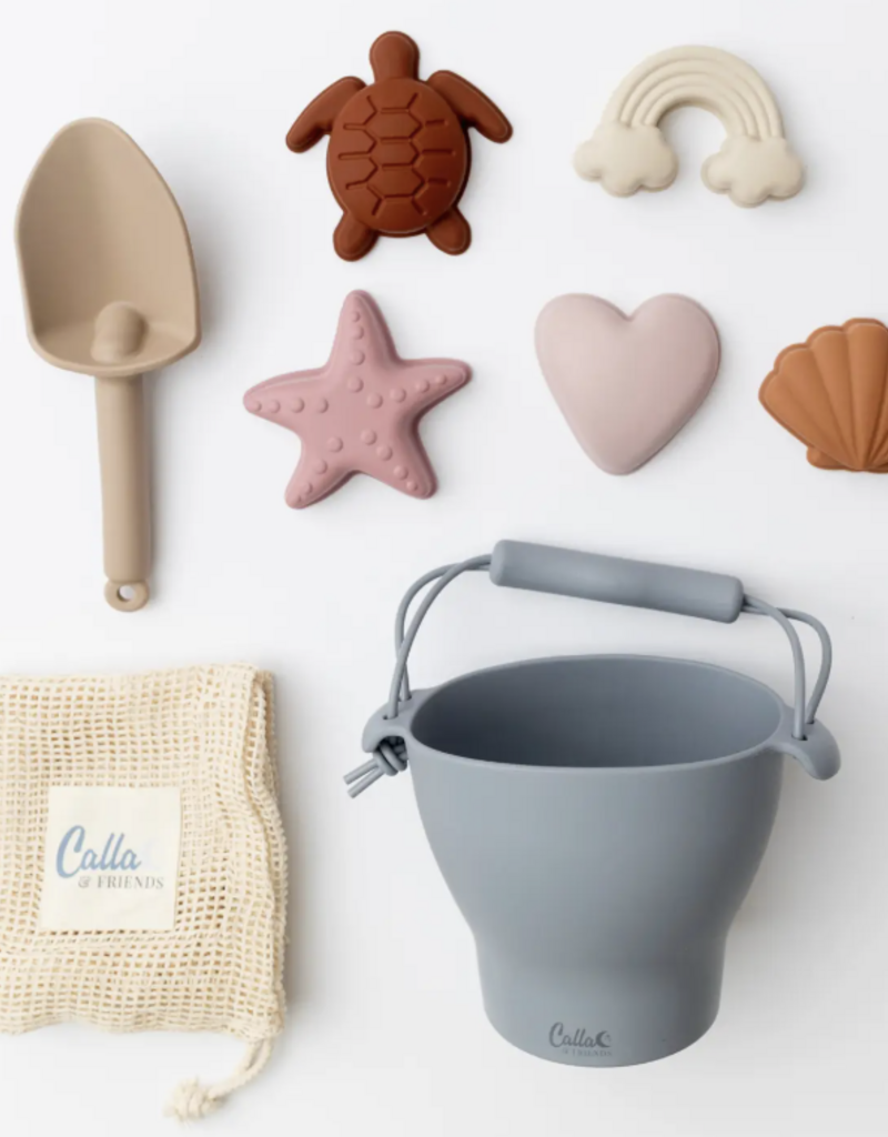 Calla & Friends Hudson Silicone Beach Toy Set Original