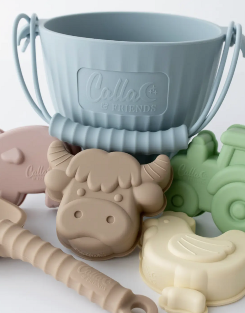 Calla & Friends Hazel Farm Silicone Beach Toy Set