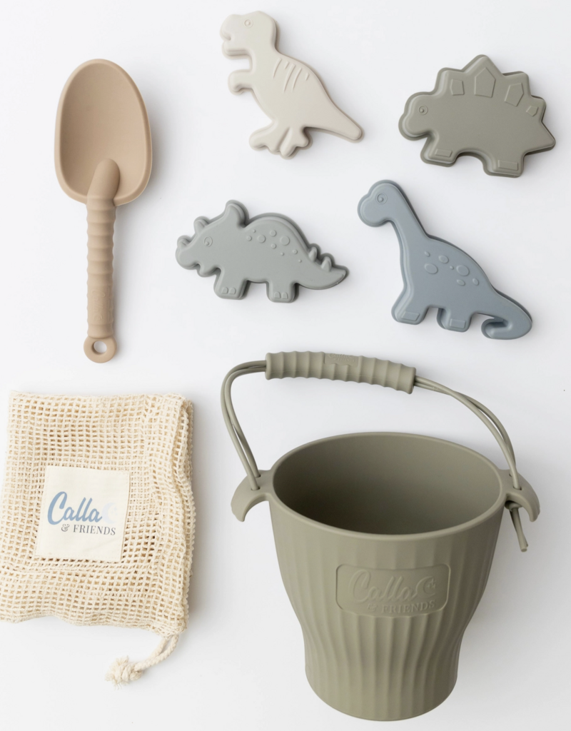 Calla & Friends Dominic's Dino Silicone Beach Toy Set
