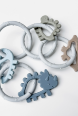 Calla & Friends Dino Rings Silicone Teether