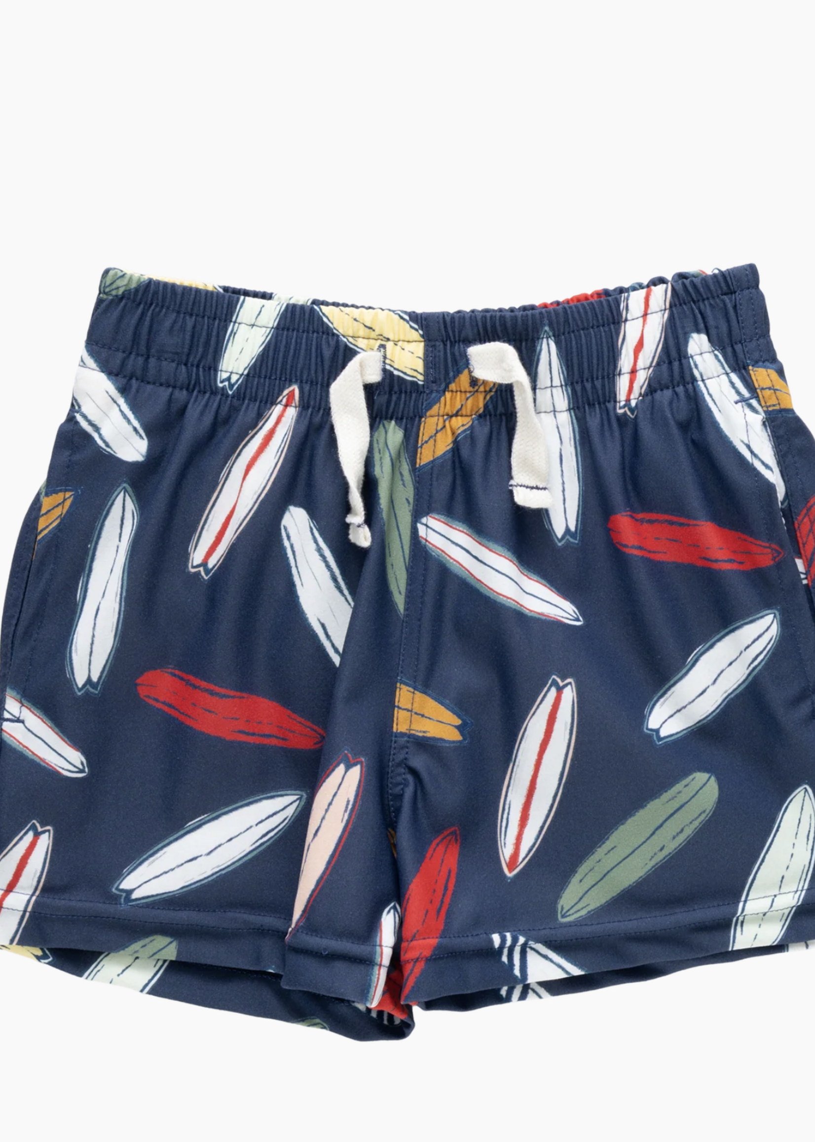 Pink Chicken boys swim trunk - navy surfboard