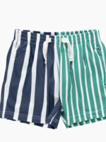 Pink Chicken SALE. boys swim trunk - multi stripe
