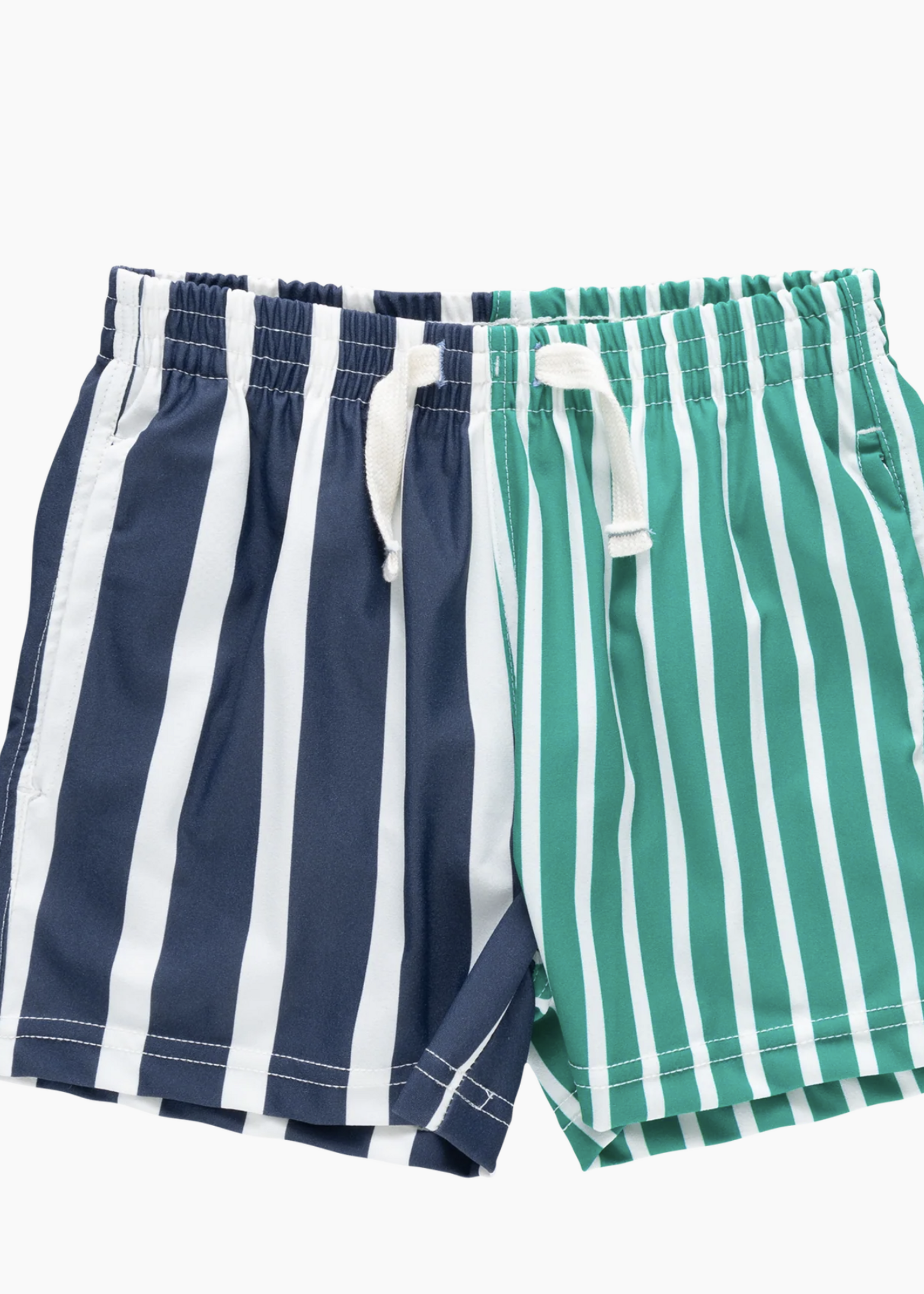 Pink Chicken boys swim trunk - multi stripe