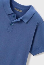 Mayoral Boys Knit S/S Polo Blue