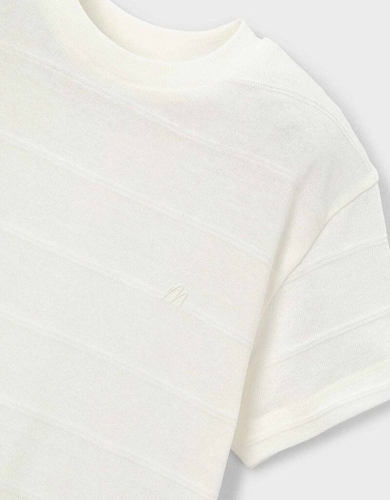 Mayoral Cream S/S Tee